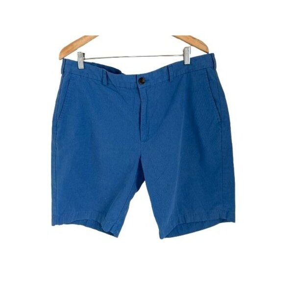 Brooks Brothers Bermuda Shorts Cotton Light Blue Pockets Size 40 - Picture 1 of 9